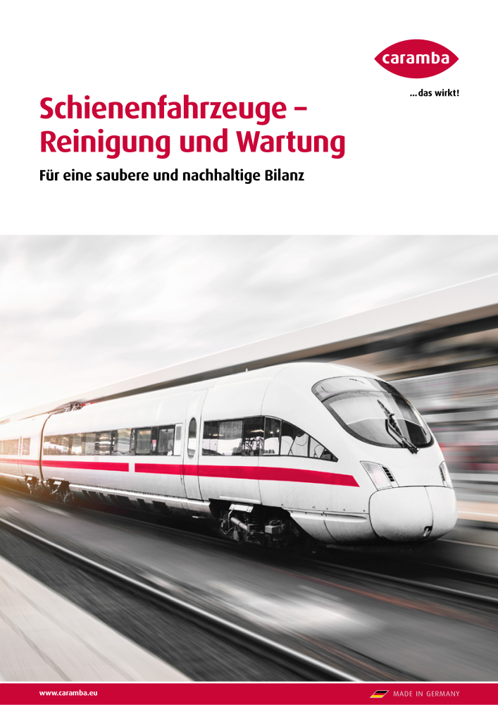 Caramba - Schienenfahrzeug - Reinigung und Wartung NO.: 20171