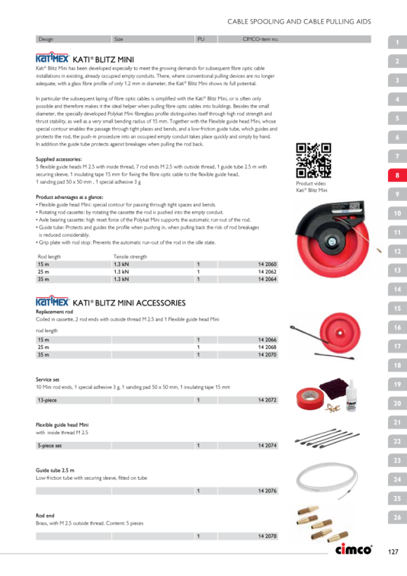 CIMCO Flexi-Sonde KatiBlitz Mini 142074