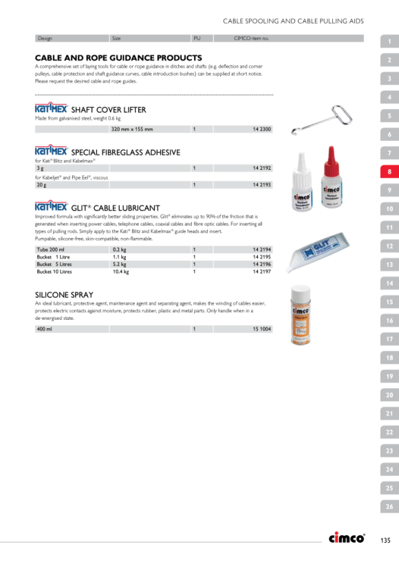 CIMCO Glasfaser-Fixkleber für KatiBlitz und Kabelmax 142192