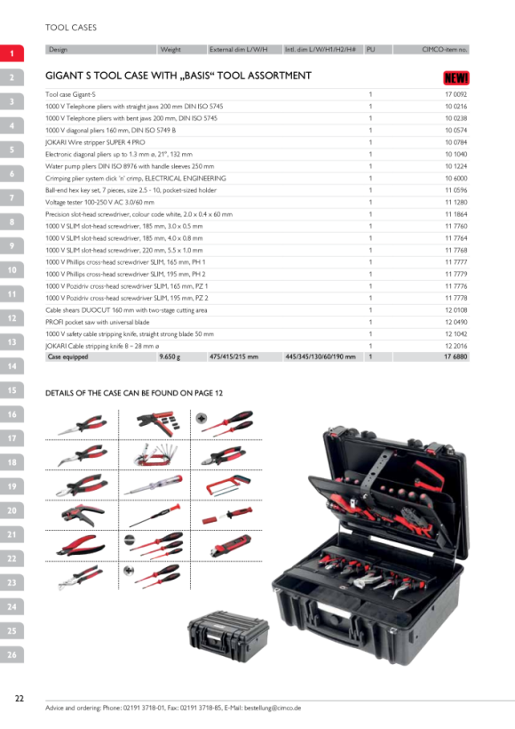 CIMCO 1000 V Telefonzangen 145mm mit geraden Backen DIN ISO 5745, eingelegtes Gelenk, 145 mm 100212