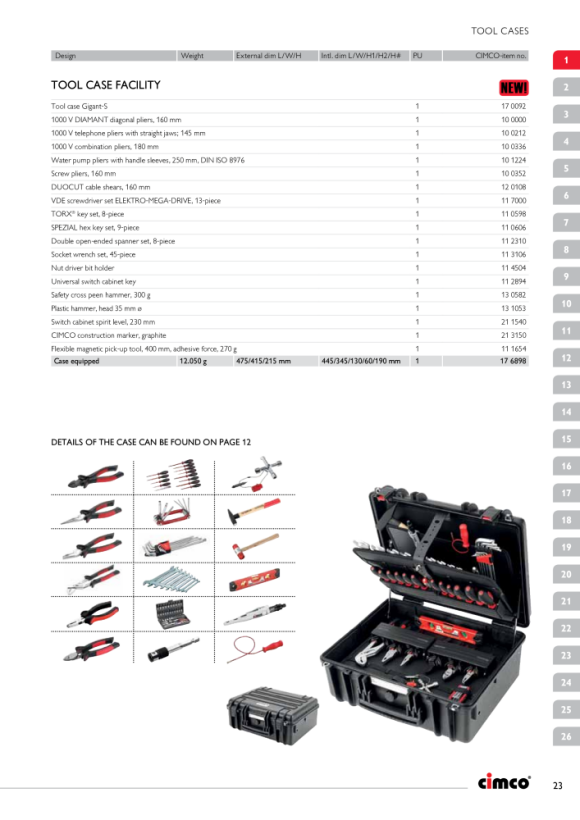 CIMCO 1000 V Telefonzangen 145mm mit geraden Backen DIN ISO 5745, eingelegtes Gelenk, 145 mm 100212