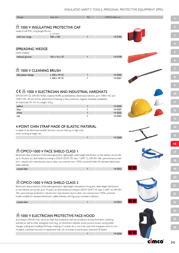 CIMCO Schutz-Aufstecktülle 1000V Größe 3 Aufnahme 10mm max. Durchmesser 140170