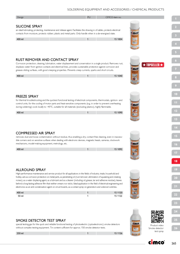 CIMCO Kälte-Spray 400ml bis -45°C, leicht entflammbar, werkstoffneutral 151090