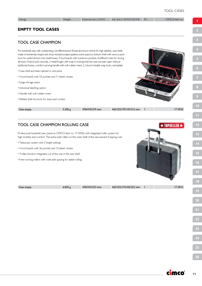 CIMCO - Main Catalogue Nb. : 20172 - Page 11