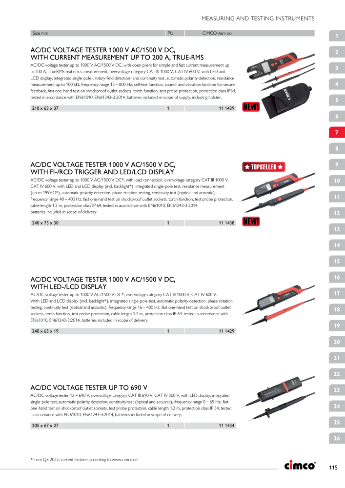 CIMCO - Main Catalogue NR.: 20172 - Strona 115