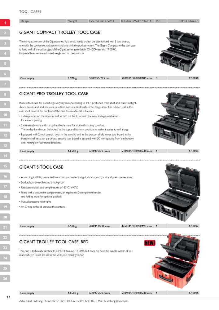 CIMCO - Main Catalogue Nb. : 20172 - Page 12