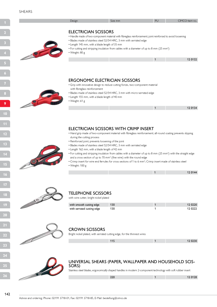 CIMCO - Main Catalogue Nb. : 20172 - Page 142