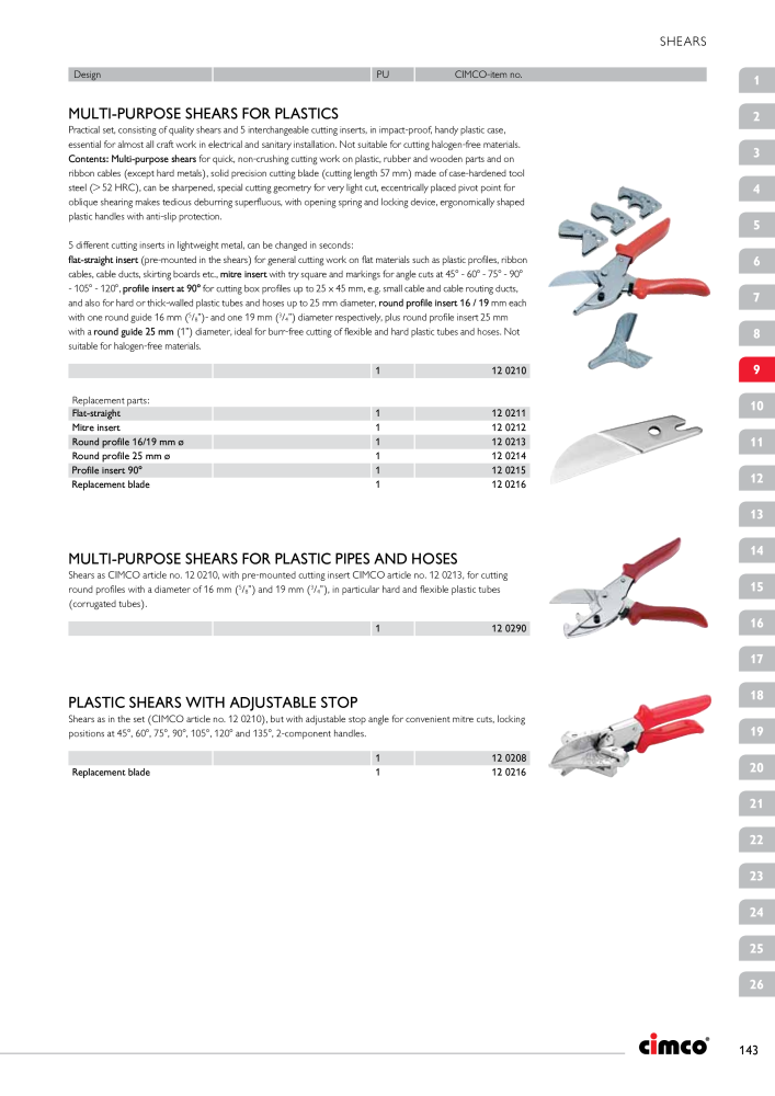 CIMCO - Main Catalogue Nb. : 20172 - Page 143