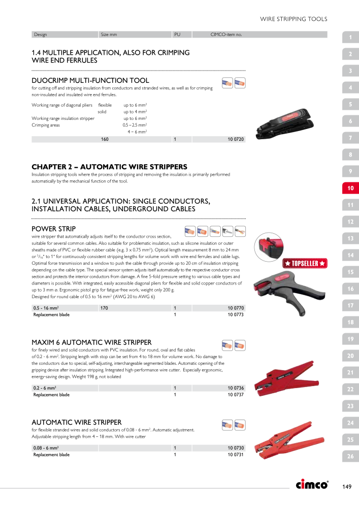 CIMCO - Main Catalogue Nb. : 20172 - Page 149