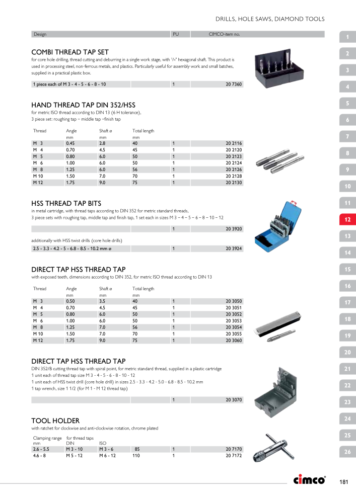 CIMCO - Main Catalogue Nb. : 20172 - Page 181