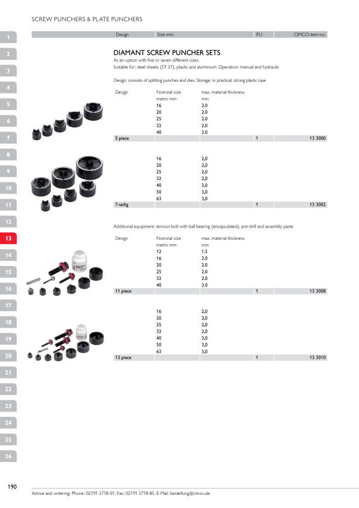 CIMCO - Main Catalogue Nb. : 20172 - Page 190