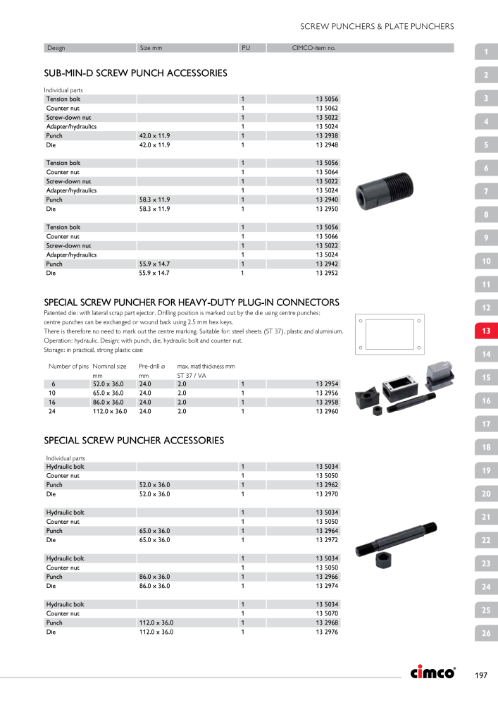 CIMCO - Main Catalogue Nb. : 20172 - Page 197