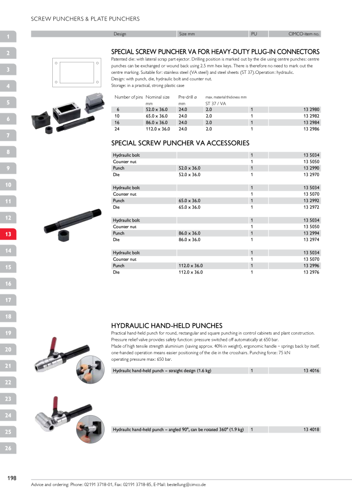 CIMCO - Main Catalogue Nb. : 20172 - Page 198