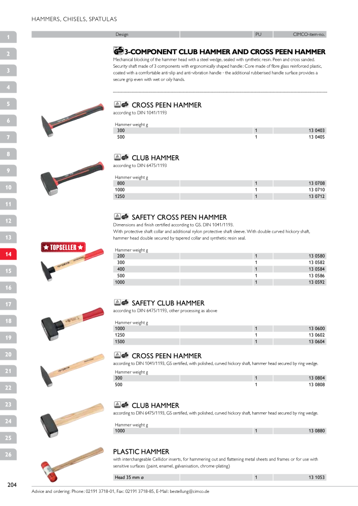 CIMCO - Main Catalogue NR.: 20172 - Strona 204