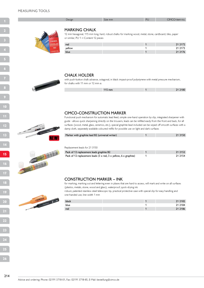 CIMCO - Main Catalogue Nb. : 20172 - Page 214