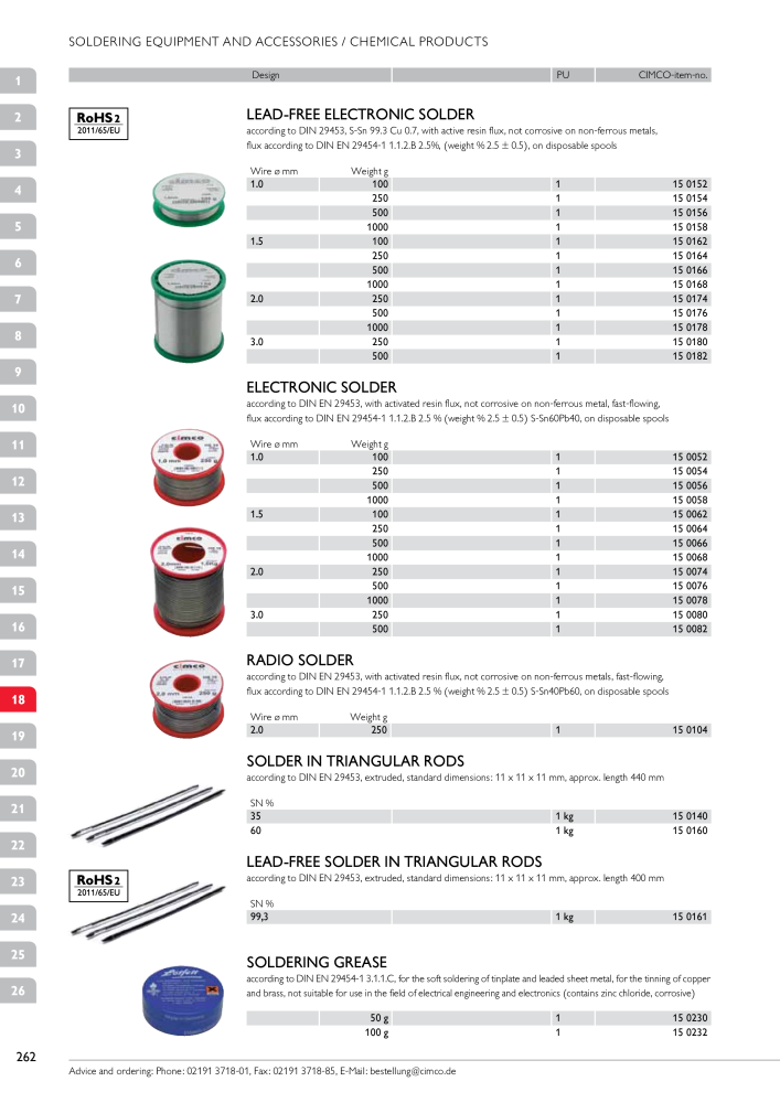 CIMCO - Main Catalogue Nb. : 20172 - Page 262