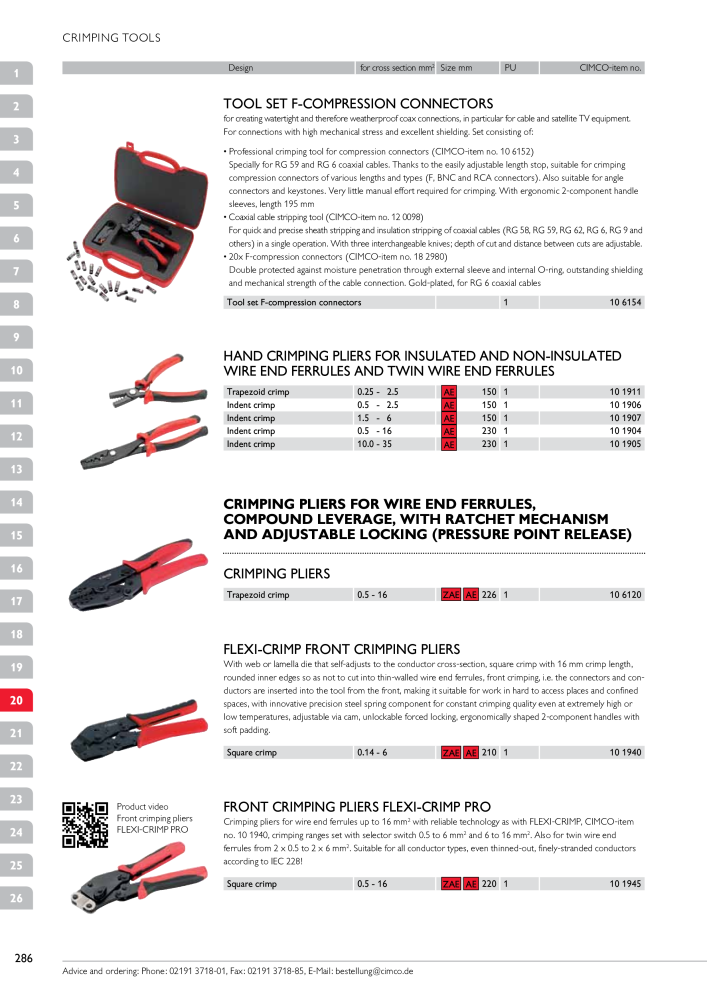 CIMCO - Main Catalogue Nb. : 20172 - Page 286