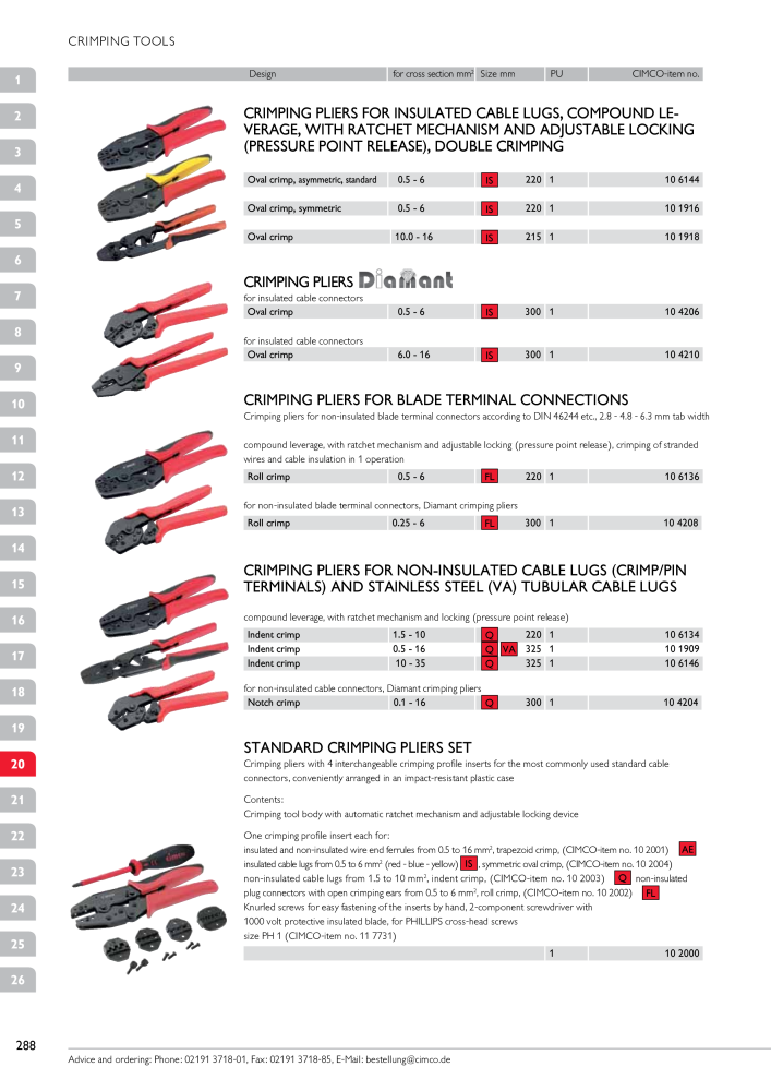 CIMCO - Main Catalogue Nb. : 20172 - Page 288