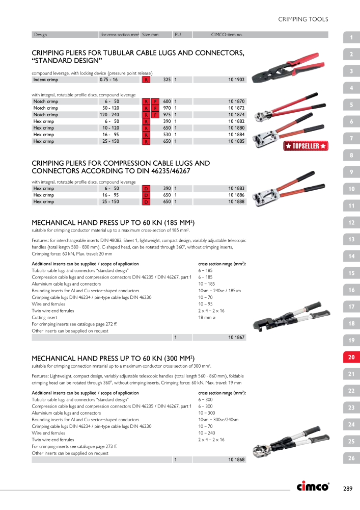 CIMCO - Main Catalogue NR.: 20172 - Strona 289