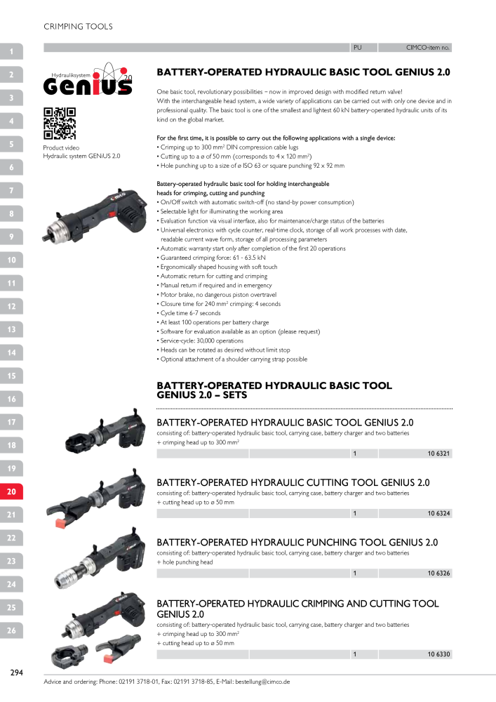 CIMCO - Main Catalogue Nb. : 20172 - Page 294