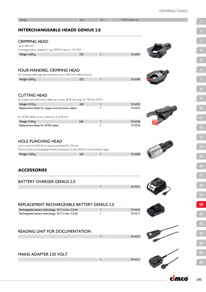 CIMCO - Main Catalogue Nb. : 20172 - Page 295