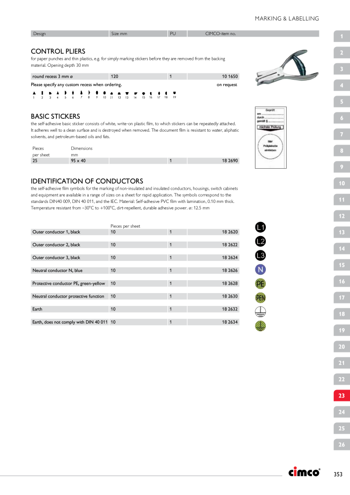 CIMCO - Main Catalogue Nb. : 20172 - Page 353