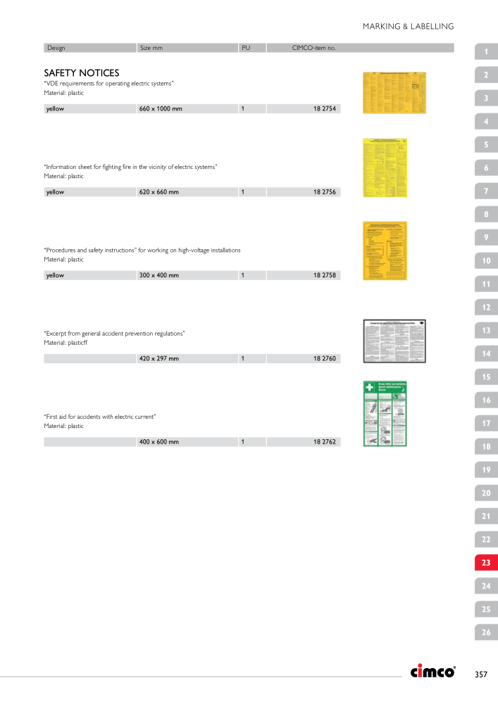CIMCO - Main Catalogue Nb. : 20172 - Page 357