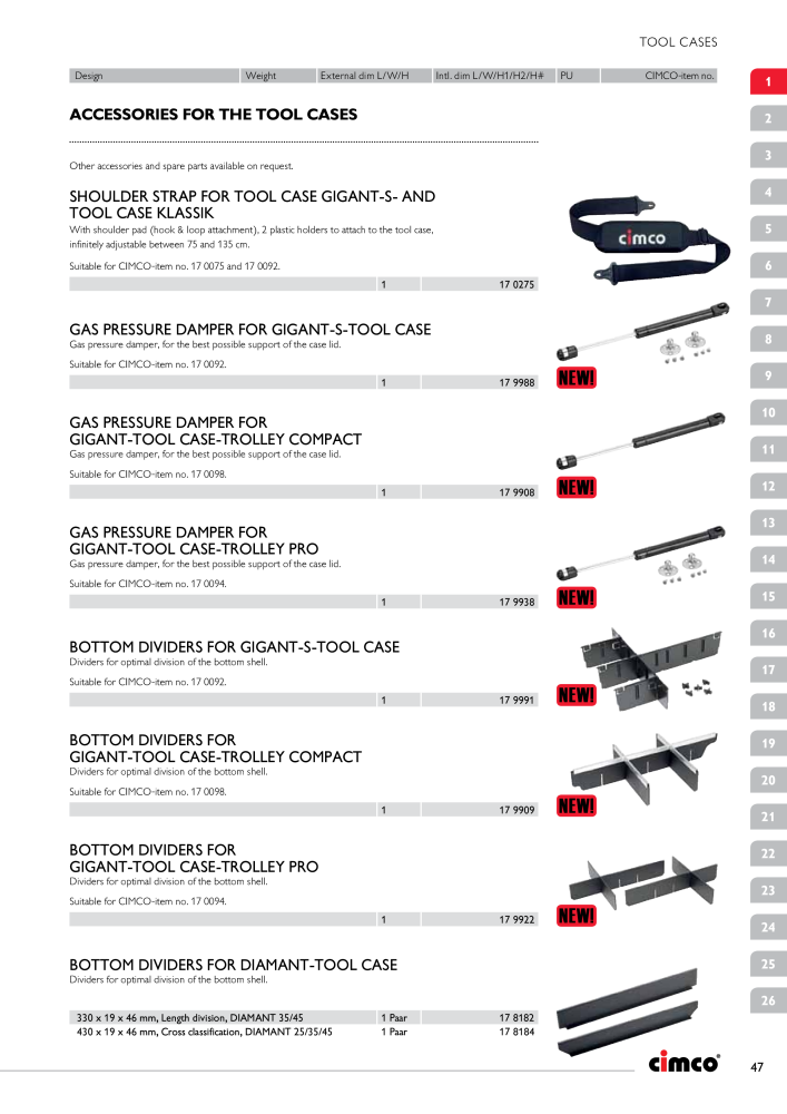 CIMCO - Main Catalogue Nb. : 20172 - Page 47