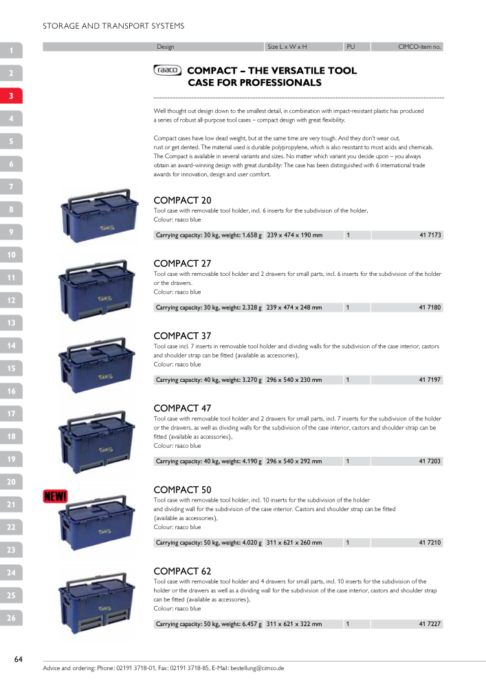 CIMCO - Main Catalogue Nb. : 20172 - Page 64