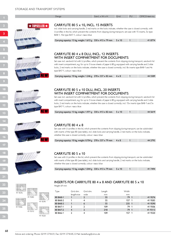 CIMCO - Main Catalogue Nb. : 20172 - Page 68