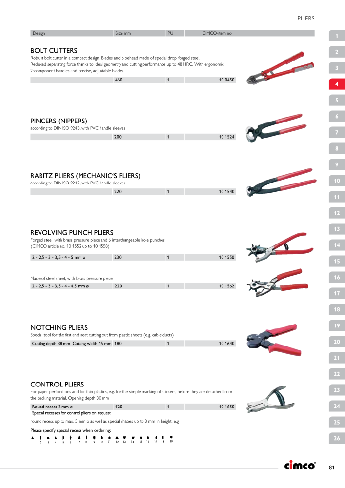 CIMCO - Main Catalogue Nb. : 20172 - Page 81