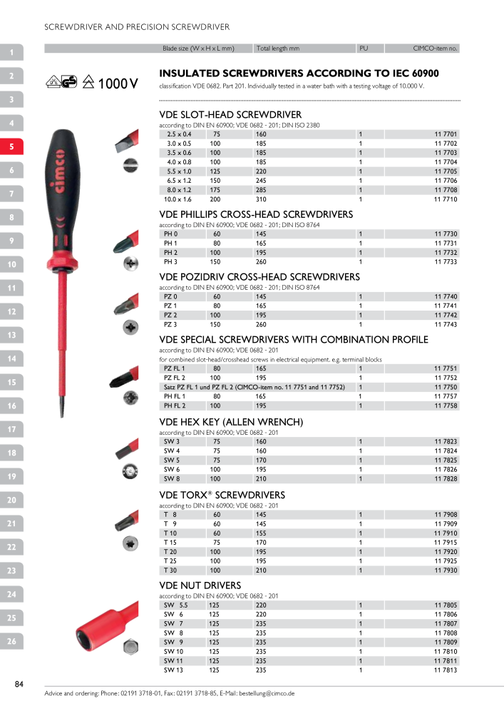 CIMCO - Main Catalogue NR.: 20172 - Strona 84