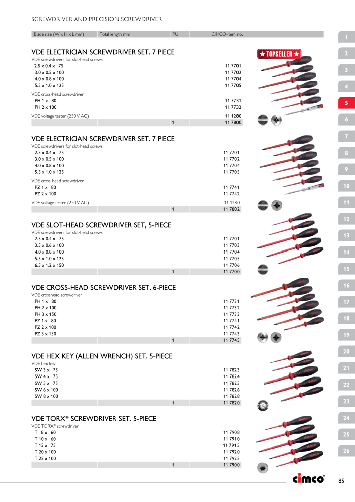 CIMCO - Main Catalogue Nb. : 20172 - Page 85