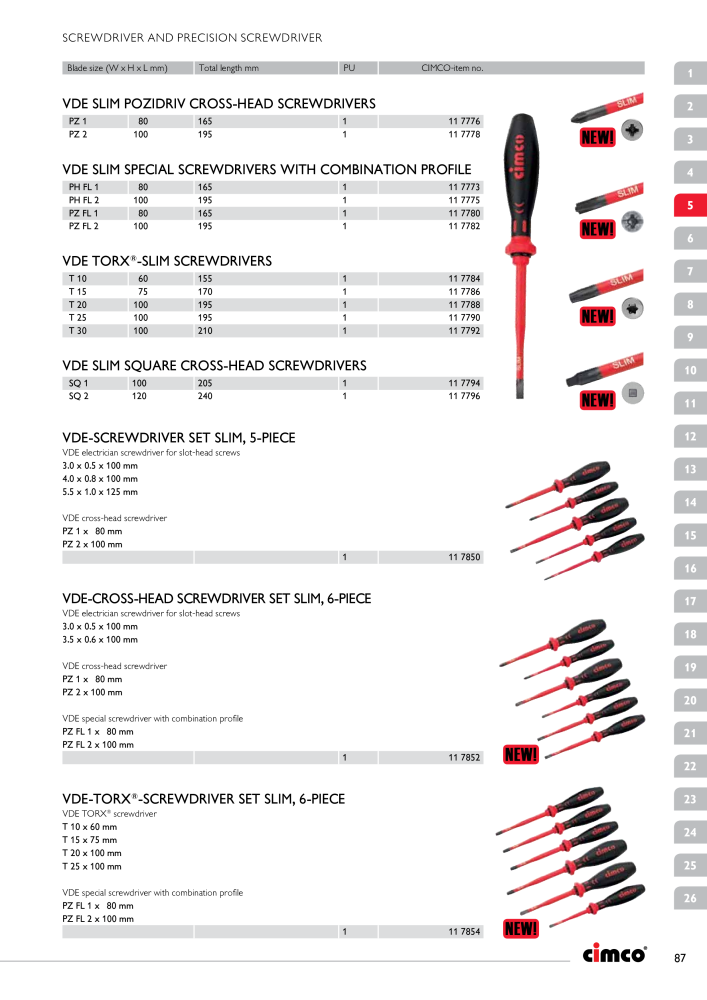 CIMCO - Main Catalogue Nb. : 20172 - Page 87