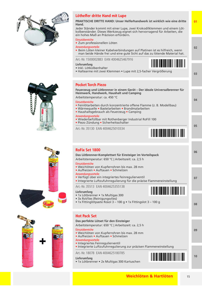 Rothenberger Industrial - Gesamtkatalog NR.: 20173 - Pagina 13