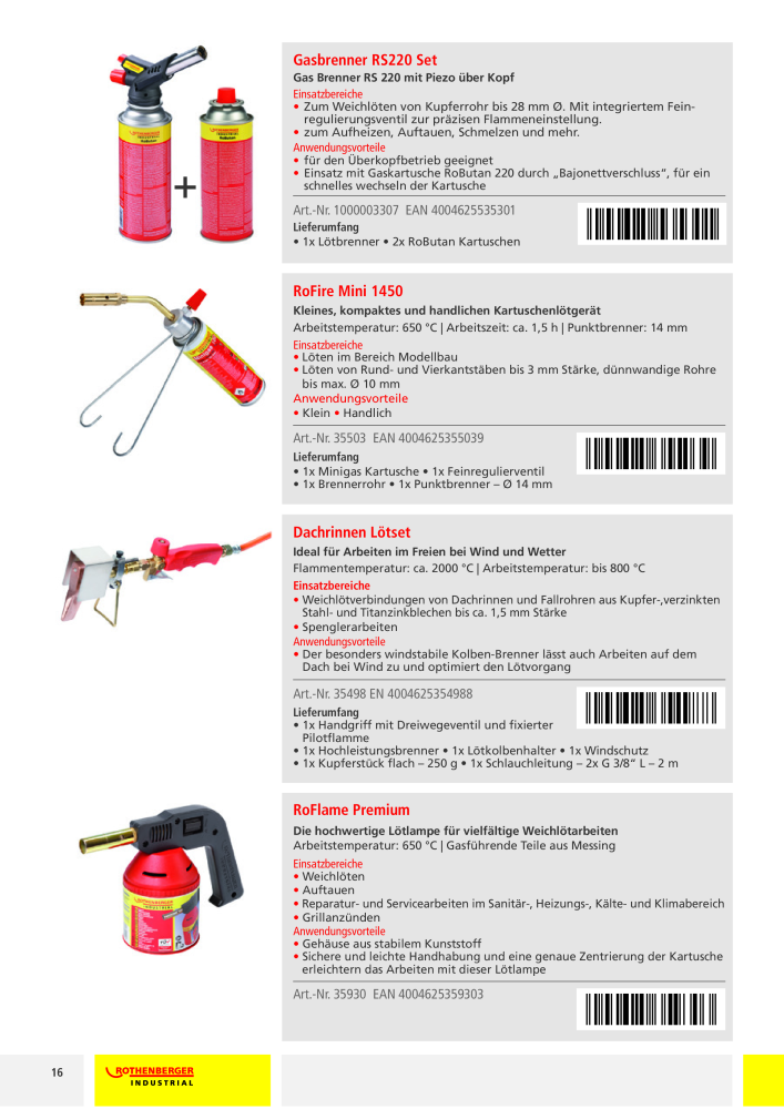 Rothenberger Industrial - Gesamtkatalog NR.: 20173 - Seite 14