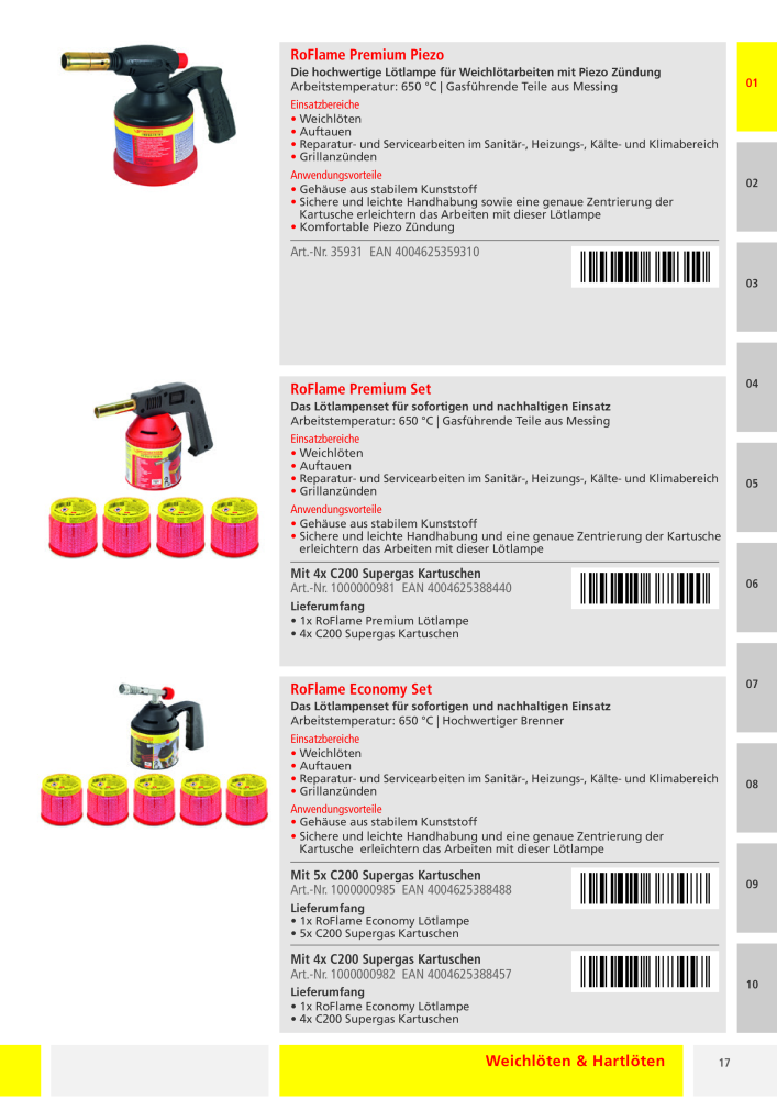 Rothenberger Industrial - Gesamtkatalog NR.: 20173 - Seite 15