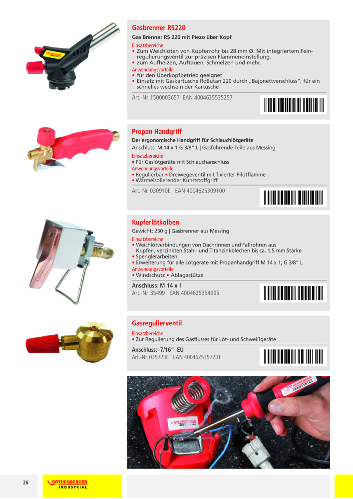 Rothenberger Industrial - Gesamtkatalog Č. 20173 - Strana 24