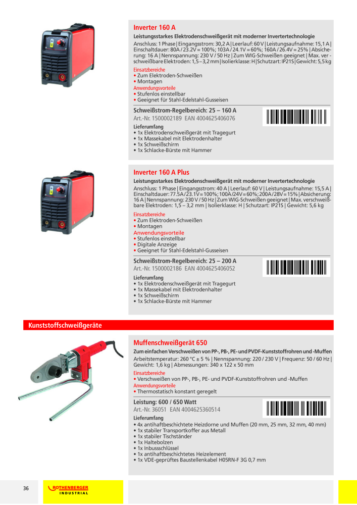 Rothenberger Industrial - Gesamtkatalog NR.: 20173 - Seite 34