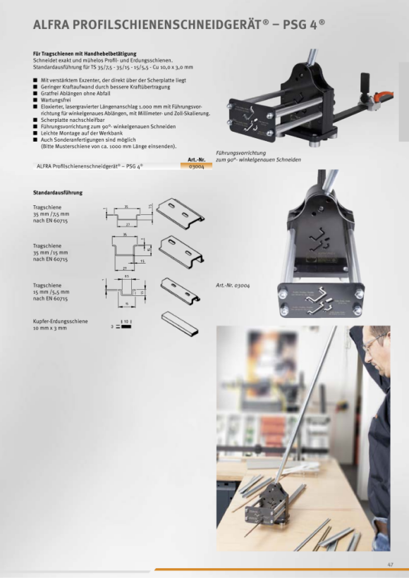 ALFRA Geprofileerde railfrees® - PSG 4® 03004