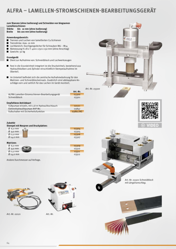 ALFRA Matrijs 11 mm voor lamelvoet 03311