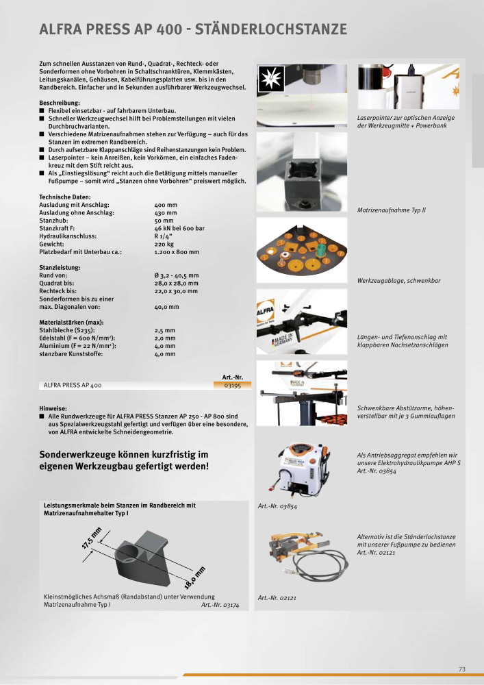 Alfra Hauptkatalog NO.: 20176 - Page 73