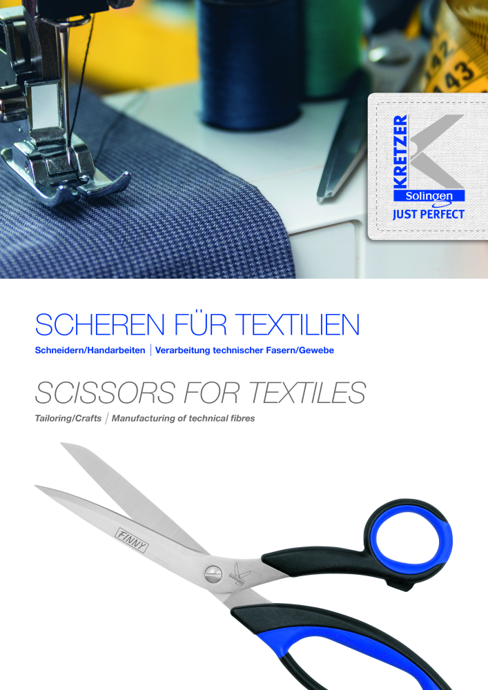 KRETZER - Katalog Scheren für Textilien Nb. : 20179