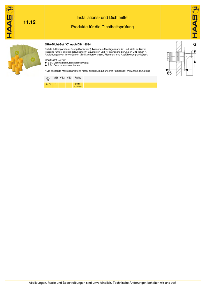 HAAS - Katalog 7.5 NR.: 20185 - Seite 187