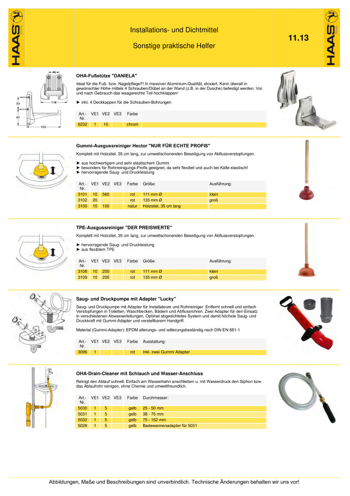 HAAS - Katalog 7.5 NR.: 20185 - Seite 188