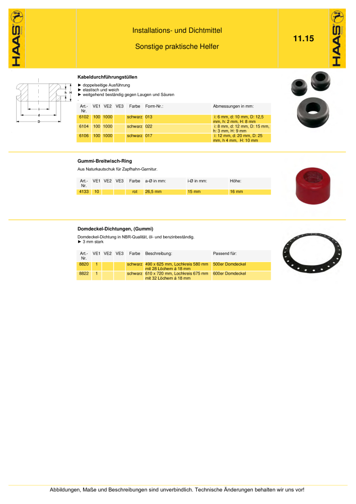 HAAS - Katalog 7.5 NR.: 20185 - Seite 190