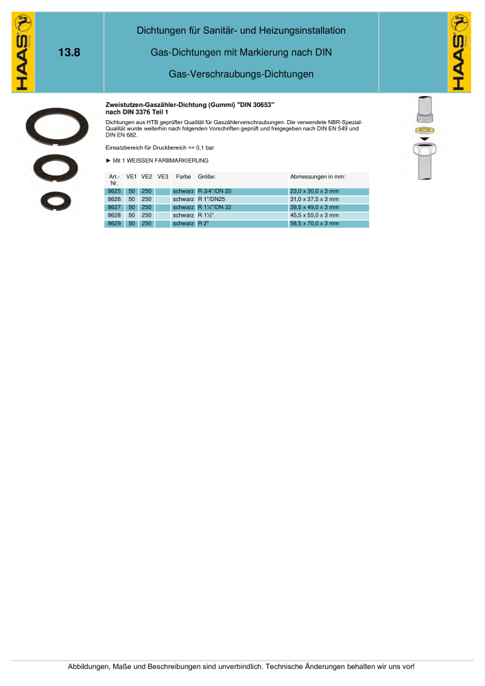 HAAS - Katalog 7.5 NR.: 20185 - Seite 216