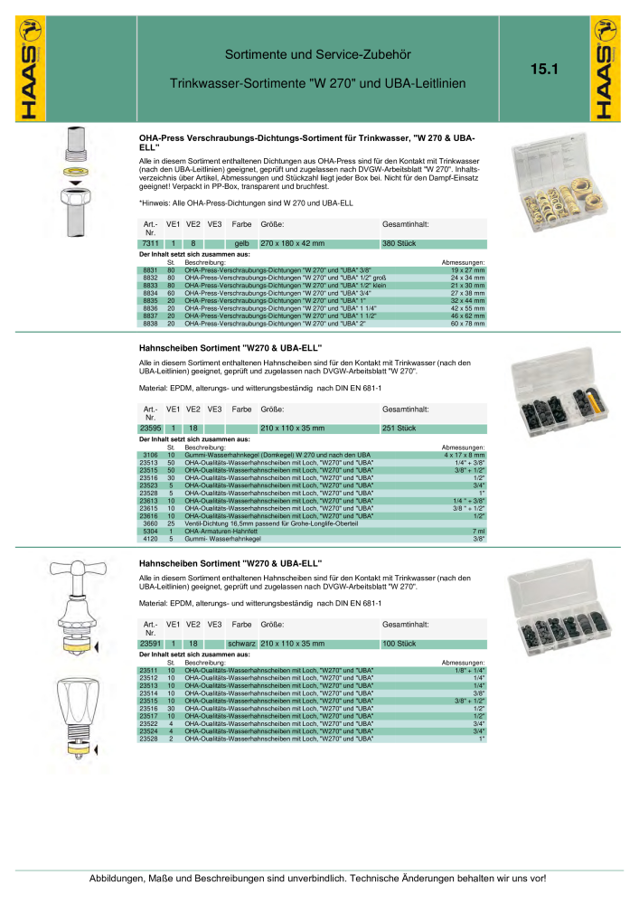 HAAS - Katalog 7.5 NR.: 20185 - Seite 239