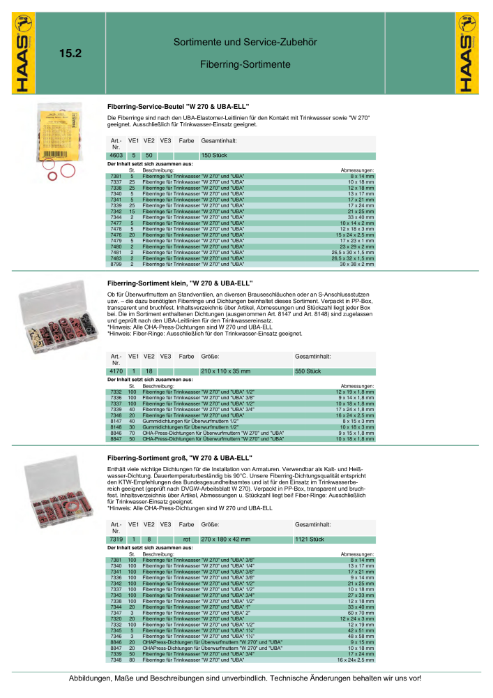 HAAS - Katalog 7.5 NR.: 20185 - Seite 240