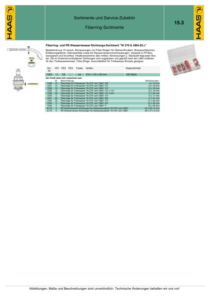 HAAS - Katalog 7.5 NR.: 20185 - Seite 241